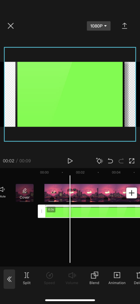 how to do green screen on capcut: Add overlay green screen