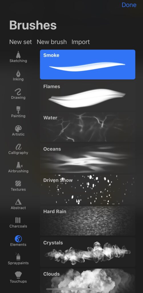 Procreate Pocket: Brushes