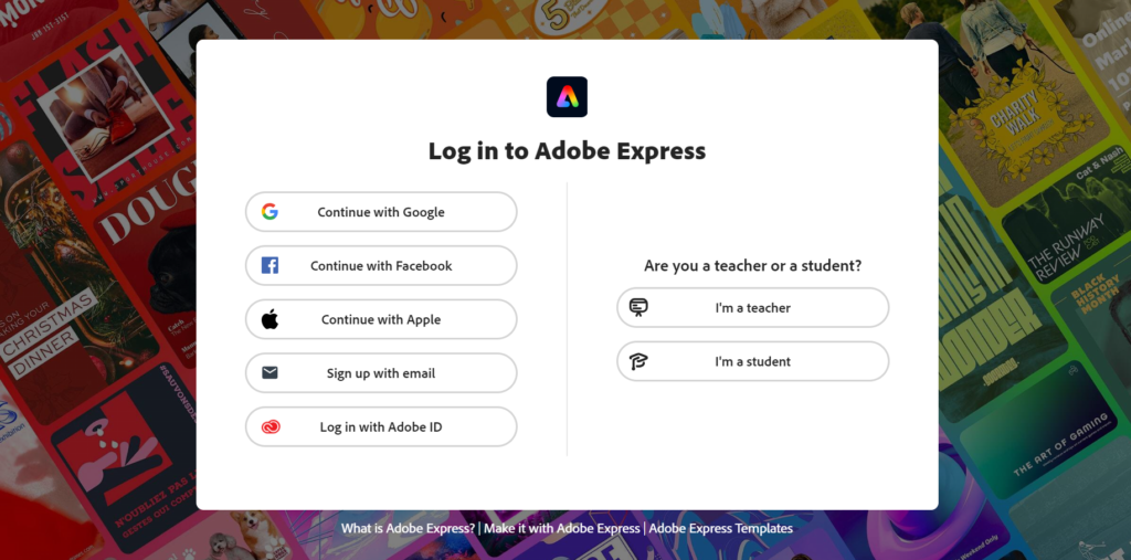 Adobe Express Remove Background: Adobe express Log in