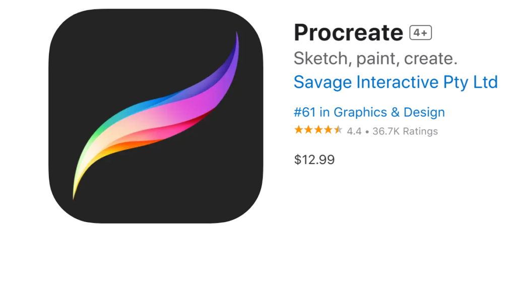 Procreate: Pricing