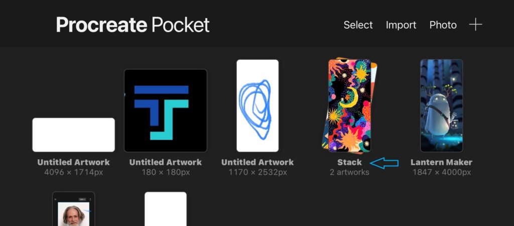 How To Unstack in Procreate