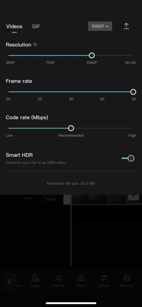 how to get good quality on Capcut