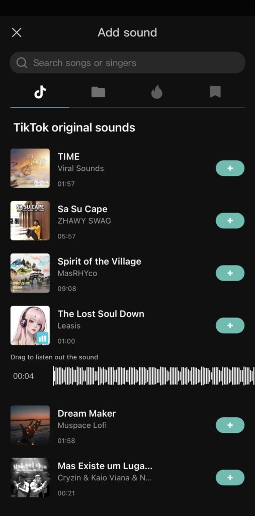 How to use Capcut on Tiktok: Tiktok sounds on capcut