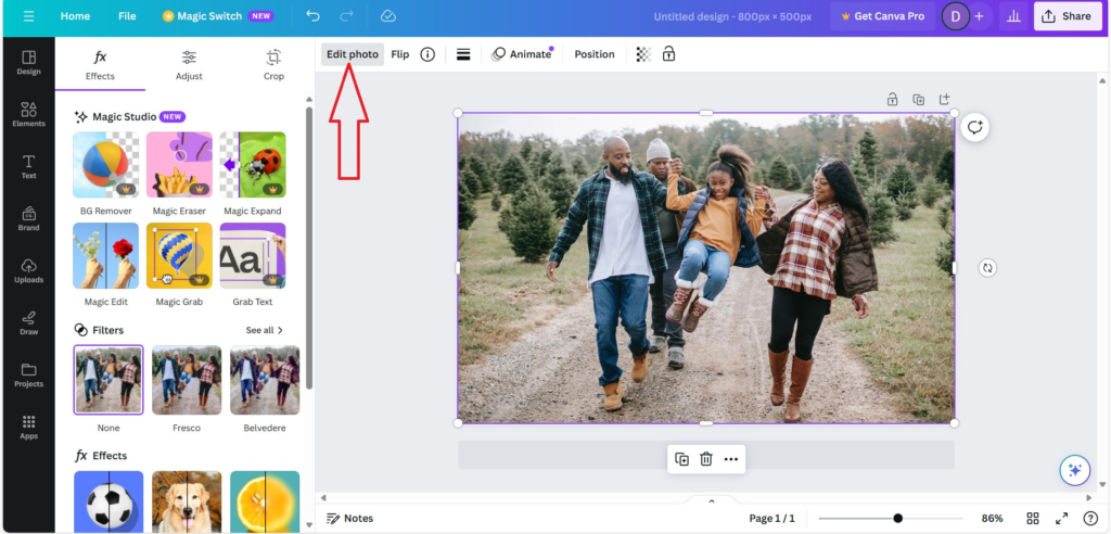 How To Blur The Face In a Photo using Canva