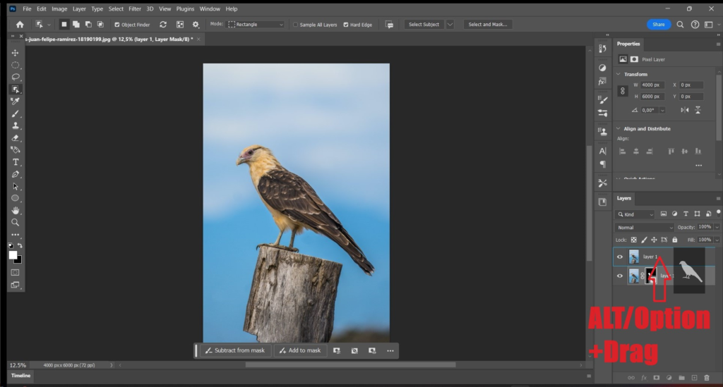 How to invert a mask in Photoshop