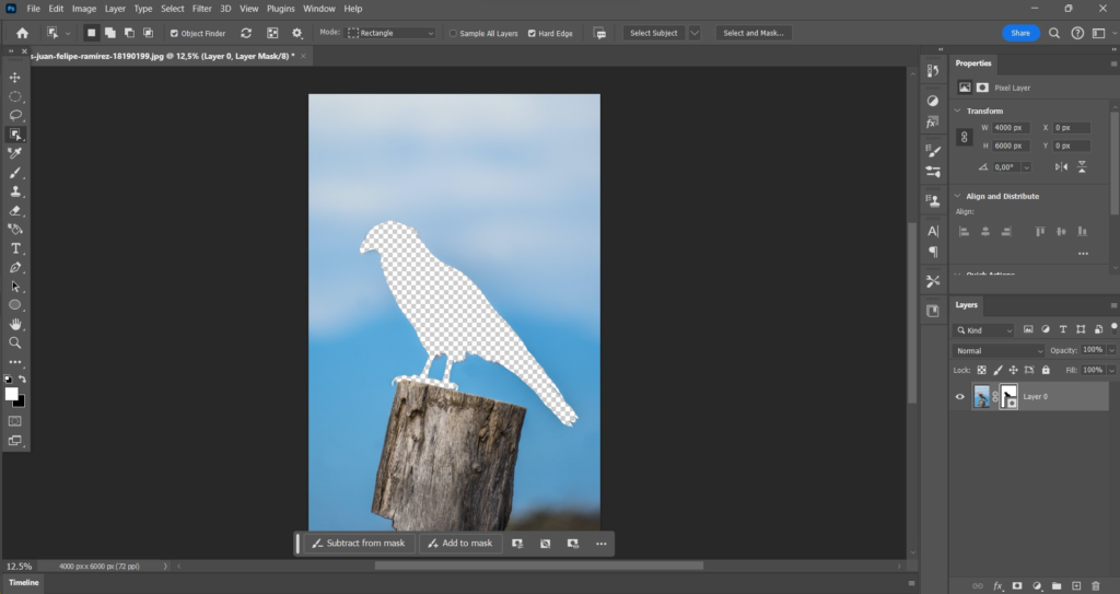 How to invert a mask in Photoshop
