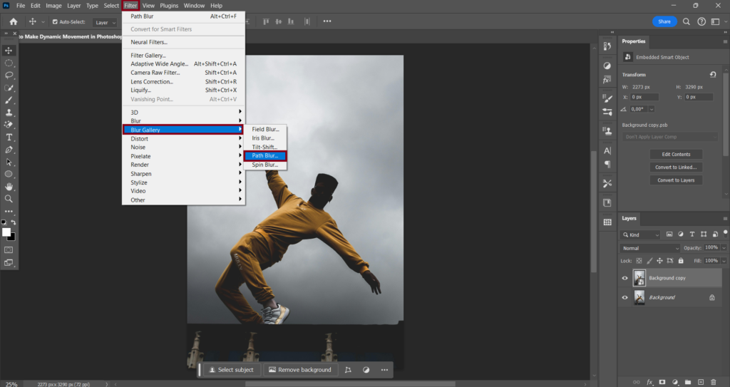 How to Make Dynamic Movement in Photoshop