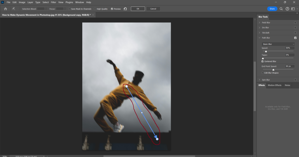 How to Make Dynamic Movement in Photoshop