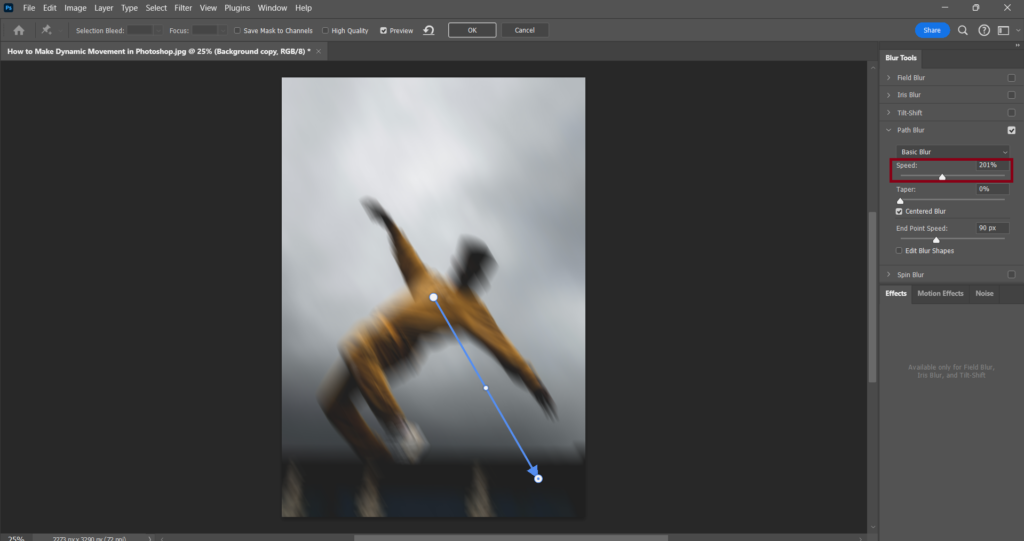 How to Make Dynamic Movement in Photoshop